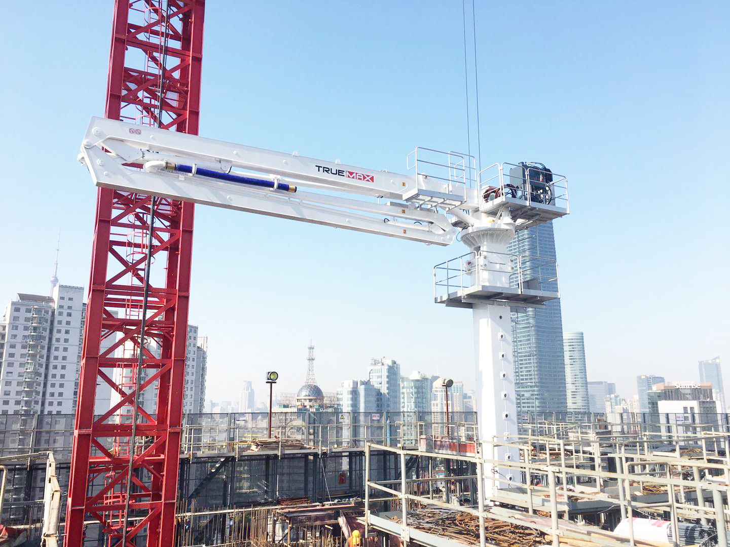 The role of concrete placing boom