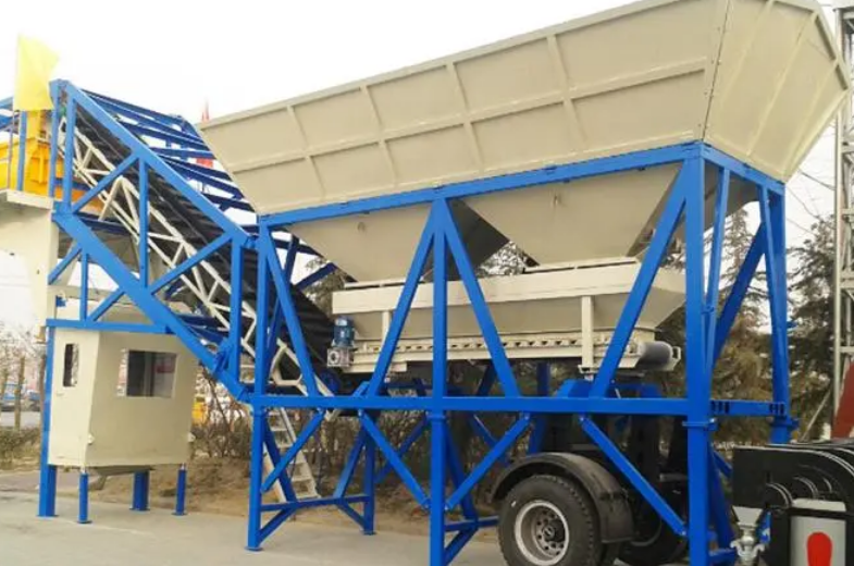 Saudi Arabia mobile concrete batching plant