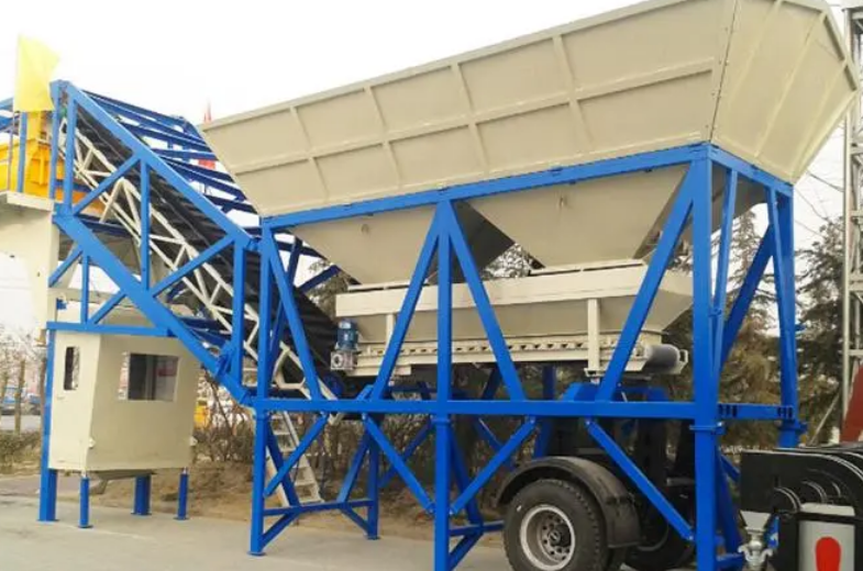  Saudi Arabia mobile concrete batching plant